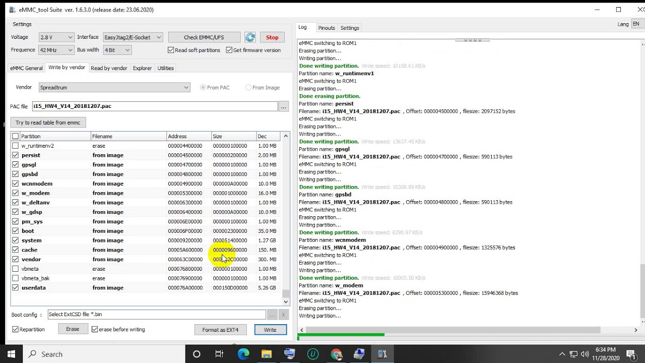 symphony i15 dead boot repair EasyJTAG Plus