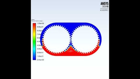 Engine oil sloshing in a gearbox (Immersion - 30%)