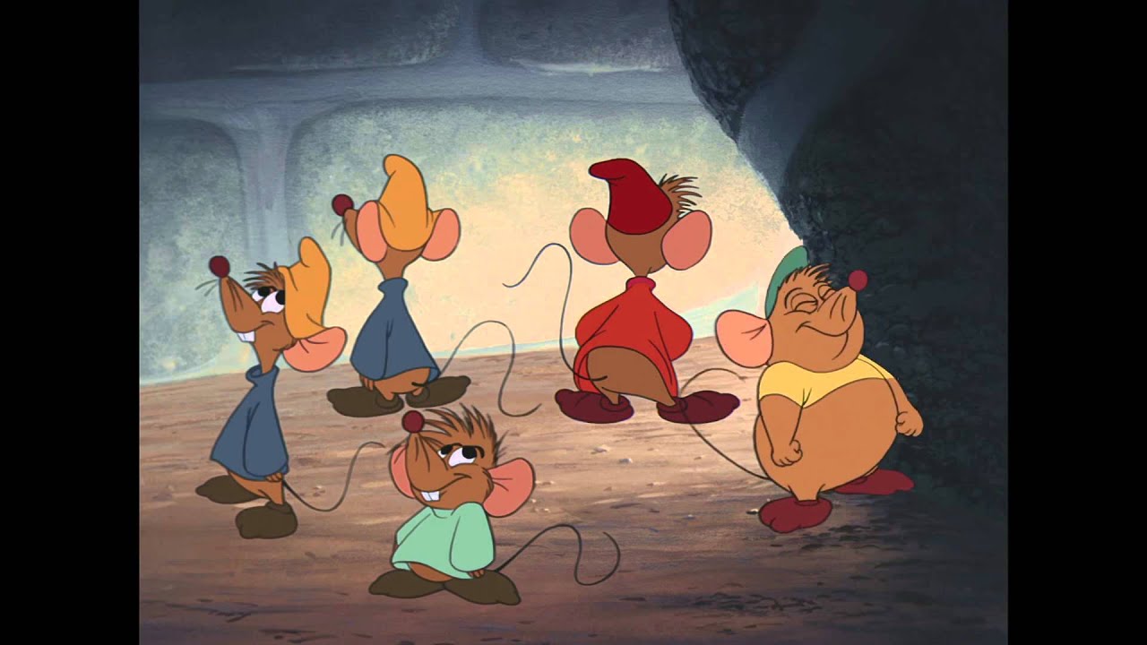 The Mice In Cinderella [High Pitched Voices VS Real Voices] - YouTube