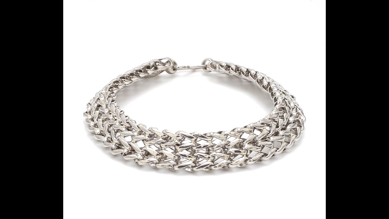 Heavy Platinum Bracelet for Men JL PTB 700 - Jewelove 