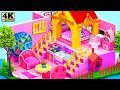 Build Beautiful Pink Thailand Royal Palace from Cardboard | DIY Miniature Cardboard House #43