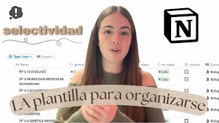 La Plantilla Que Necesitas Para Organizarte Para La Selectividad