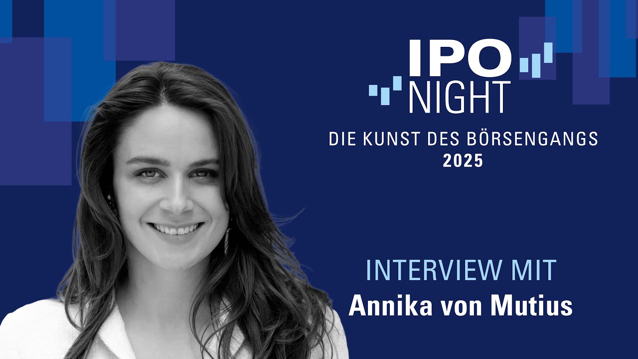 Mutius IPO Night 2025 Interview mit Dr. Annika von Mutius - YouTube
