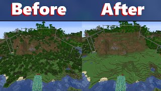 Minecraft Building World: Timelapse of a Forest fire