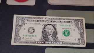Bill Search for Rare Banknotes Worth Money - Star Note and Nice Ink Error