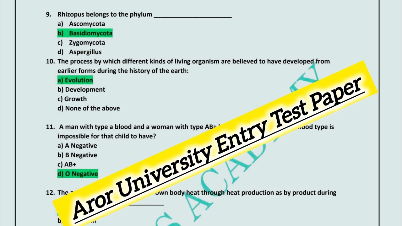 Подготовка к вступительным экзаменам в университет Арор в Суккуре в 2025 году.
