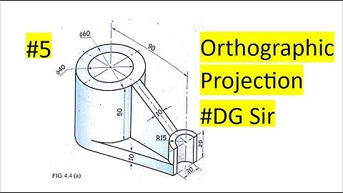 #5 Orthographic projection | Engineering Graphics by Deepak Gupta #mumbaiuniversity #dgsir #msbte