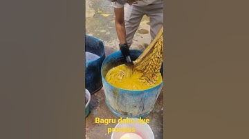 bagru dabu dye process #manufacturing#youtubeshorts#shortvideo#blockprinting#bagruprint#hardwork#