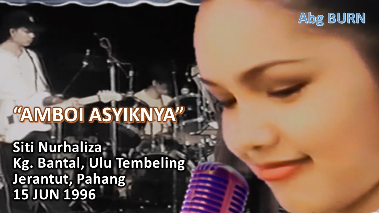 Amboi Asyiknya - Siti Nurhaliza (1996)