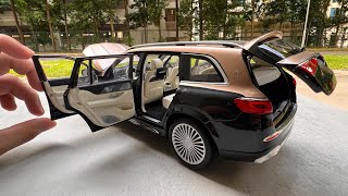Unboxing Ultra Realistic Mercedes-Maybach GLS 600 1/18 Diecast Car Model | Diecast Show