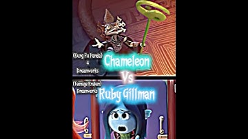 Chameleon Vs Ruby Gillman #capcut #edit #kungfupanda4 #chameleon #rubygillman #dreamworks #shorts