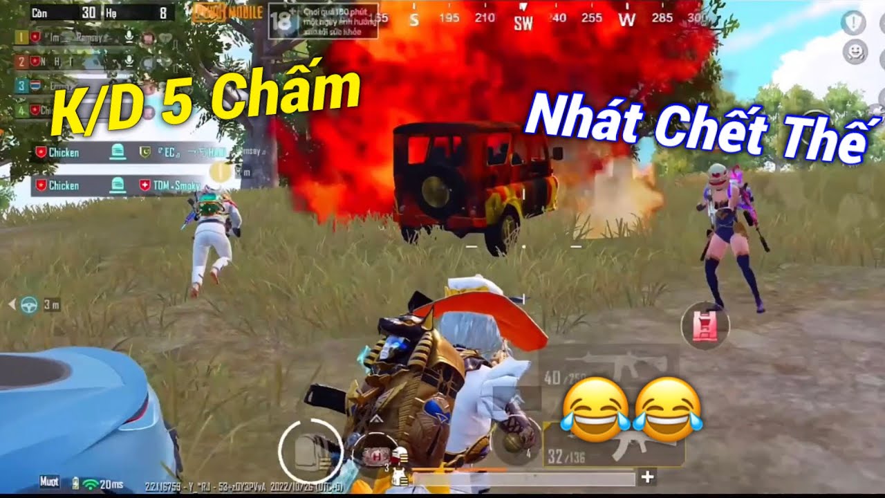 PUBG Mobile | Bị Đồng Đội Cà Khịa Nhát Chết – 1 Băng Đạn Clear Team Trong 3s 😆