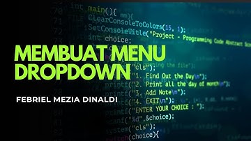 Membuat Menu Dropdown - HTML dan CSS Dasar