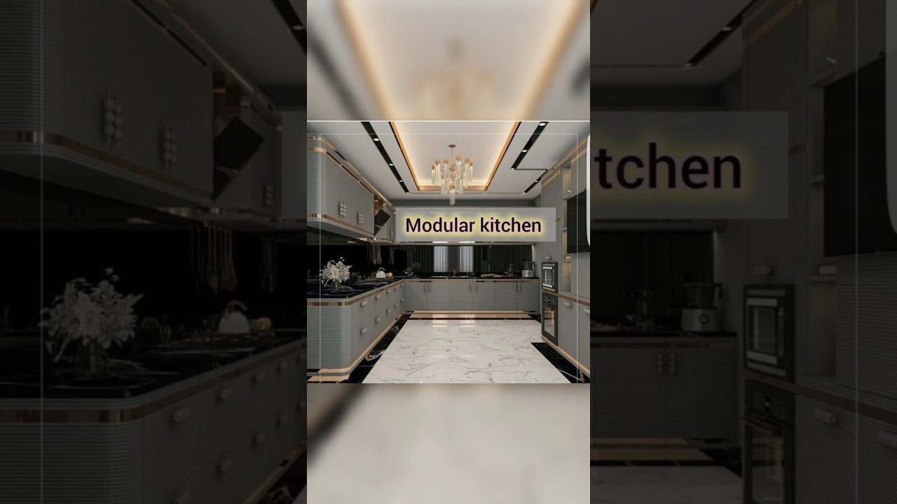 modular kitchen for elegant look 🍽️🏮