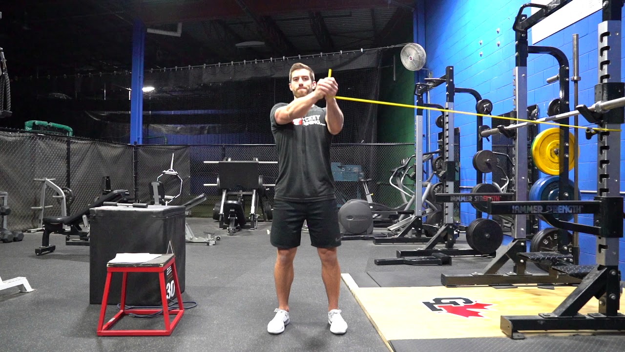 Band Resisted Anti Rotation Alphabets - YouTube