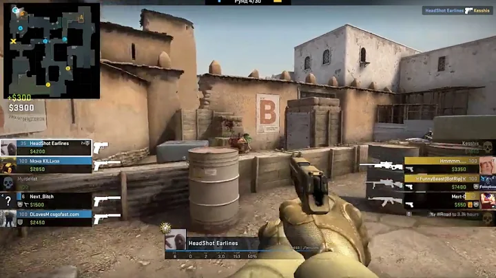 CS:GO ACE In Eco Round With Pistol?!