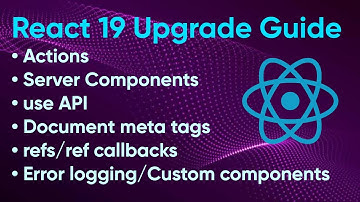 React 19 Upgrade Guide! with all newly added features