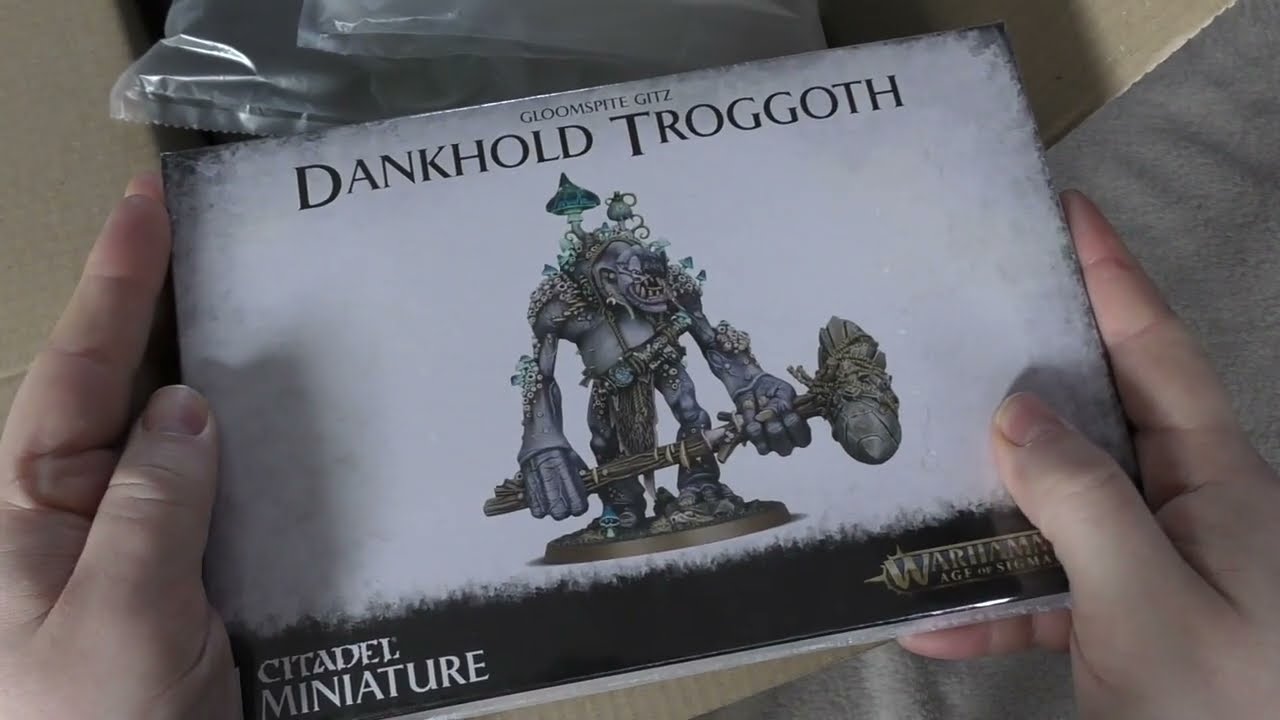 Gloomspite Gitz - Dankhold Troggoth - Unboxing (AoS) - YouTube