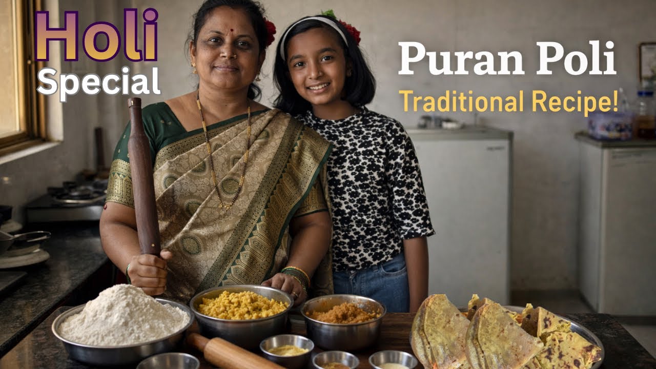 होळी स्पेशल पूर्णाची पोळी | पोळी बनवण्याची वेगळी पद्दत सांगली स्टाईल | holi special puranpoli | tips