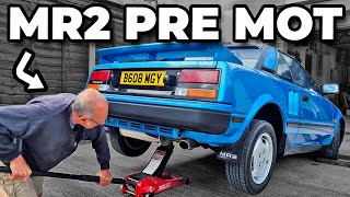 Pre-MOT Test Checks On My Toyota MR2 - Off The Road Since 2021 - How Bad Can It Be?