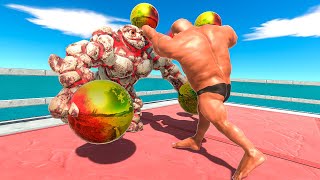 1v1 MAD BOXING - FANTASY vs INFERNALS - Animal Revolt Battle Simulator