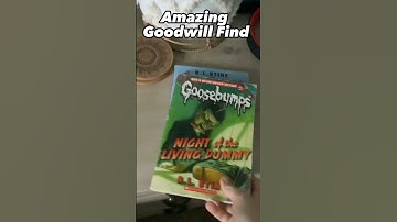 Amazing Goosebumps Goodwill Find
