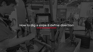 How to dig a slope & define direction