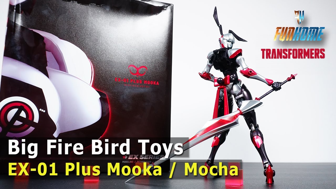 Big Fire Bird Toys EX01 Plus Mooka / Mocha aka Arcee Transformers