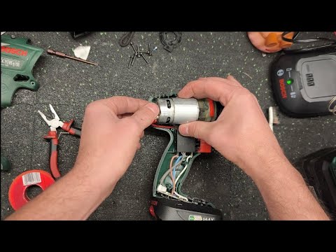 Analysis of a Bosch 14.4v drill/driver: motor that smoked