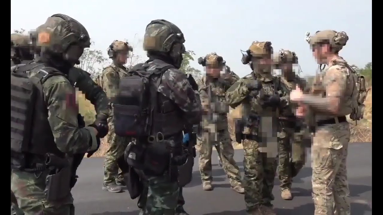 JGSDF special forces train in thailand
