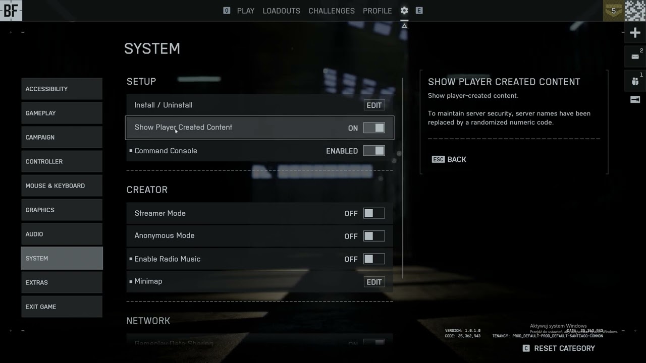 Battlefield 6: как отключить кроссплей на консоли PS5/Xbox