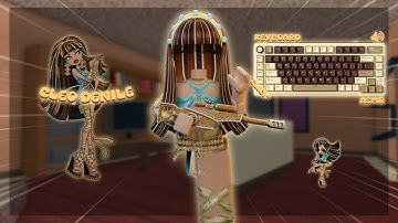 PLAYING MM2 AS CLEO DENILE *Keyboard ASMR*