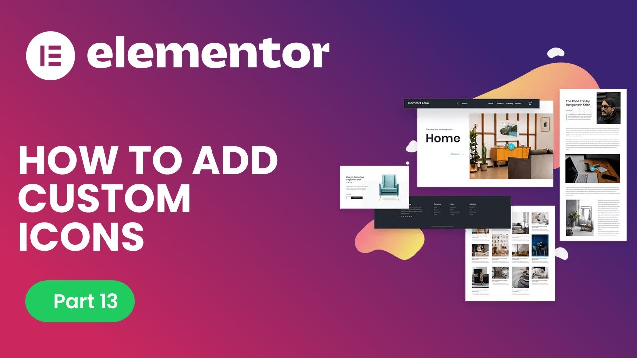 How to add Custom Icons in Elementor | Thrilling Tech Official - YouTube