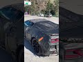 2025 Corvette ZR1 Idling at a Gas Station