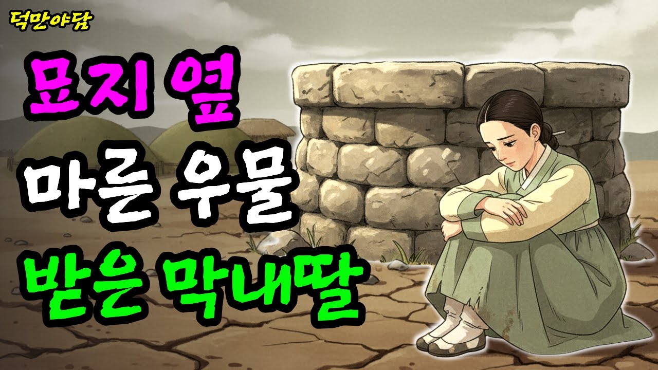 100년 동안 물 안나온 묘지 옆 우물 하나 상속 받은 막내딸(야담 민담 전설 설화 옛날이야기 오디오북)