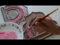 3d flowers    unique wall decor with lippan art work  lippan art tutorial   mouldit clay