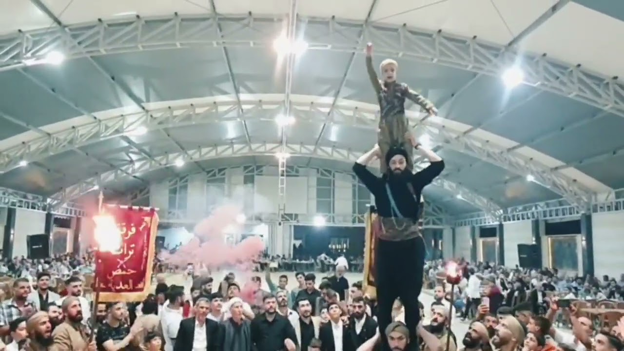 عراضة حمصية فرقة تراث حمص العدية