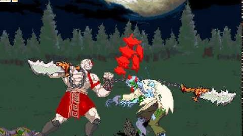 Testing Character Kratos on Openbor engine