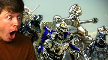 Reacting to the EVOLUTION of MECHAGODZILLA