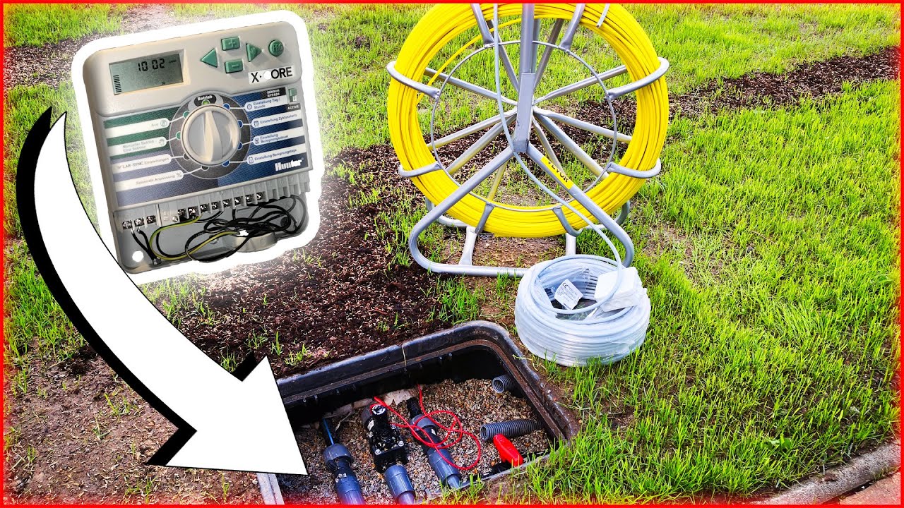 Строительство системы полива газона #5 - Подключение и программирование компьютера управления Hunter