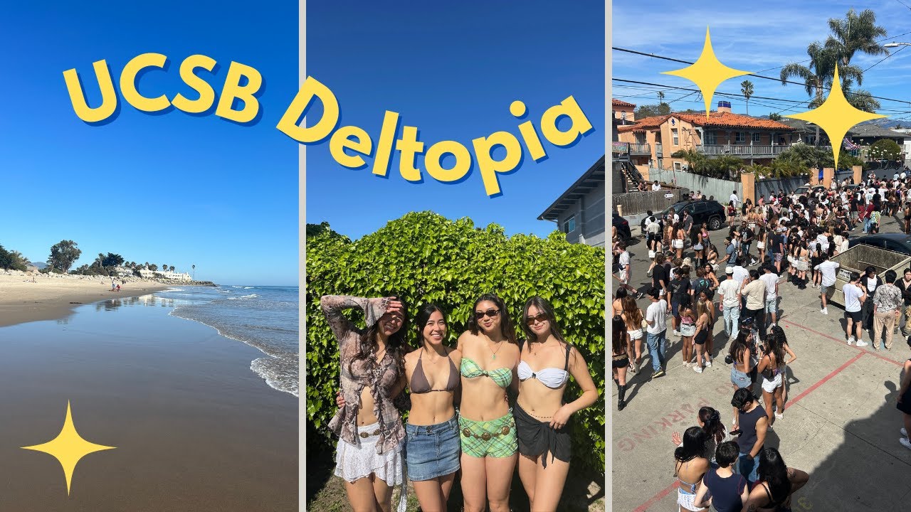 UCSB Deltopia 2025 Weekend Vlog⭐️💙 (UC Santa Barbara)