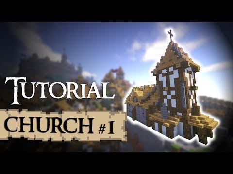 Minecraft Tutorial: Medieval Church (#1 central european)