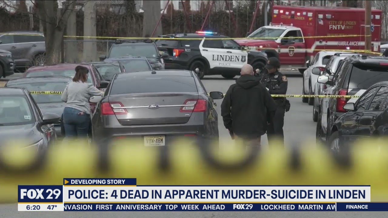 Police 4 dead in apparent murdersuicide in Linden YouTube