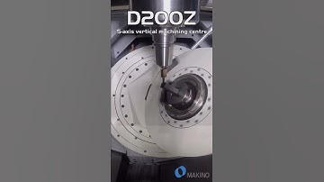 High-speed machining of graphite electrode in D200Z  ⚡️⚡️🎯www.makino.eu