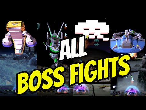 SPACE INVADERS 1999 Activision All Bosses All Boss Fights And Ending