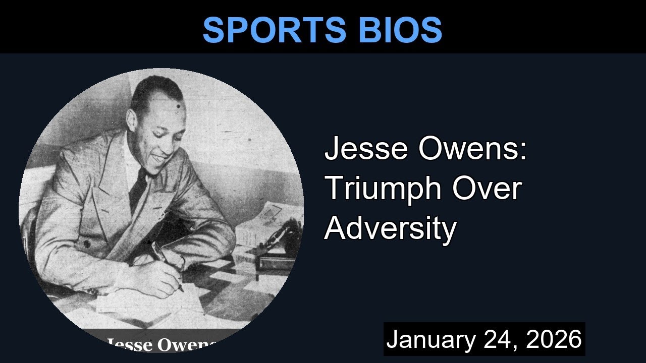 Jesse Owens: Triumph Over Adversity | Sports Bios
