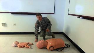 Demonstration speech how to perform cpr
