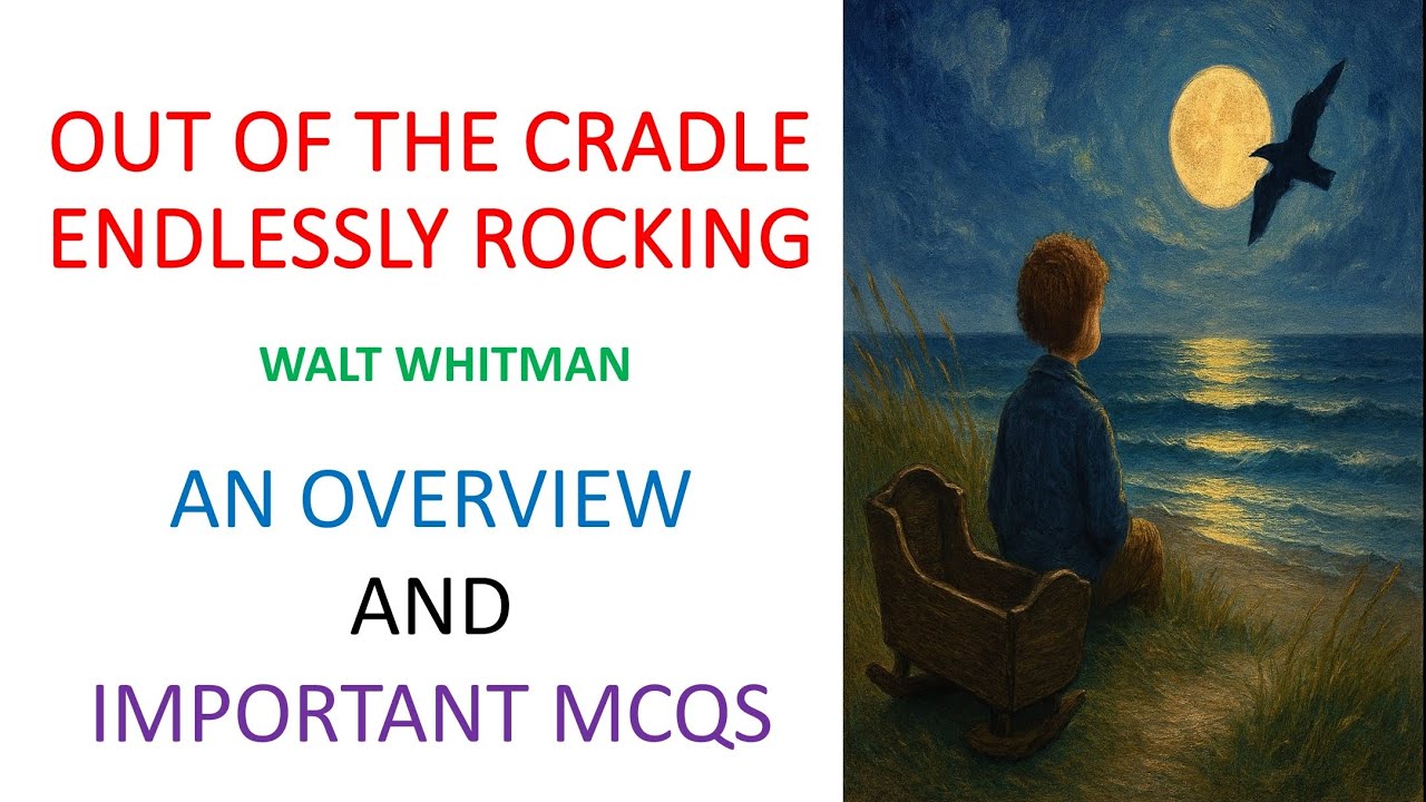 An overview and Quiz on OUT OF THE CRADLE ENDLESSLY ROCKING by WALT WHITMAN 