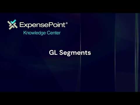 GL Segments - video from ExpensePoint