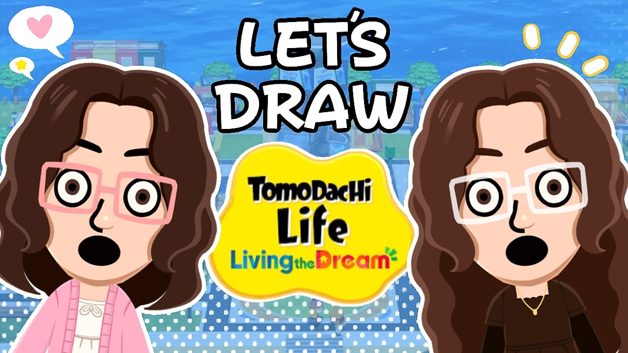 LET'S DRAW: TOMODACHI LIFE LIVING THE DREAM!! (art, speed paint+ commentary)